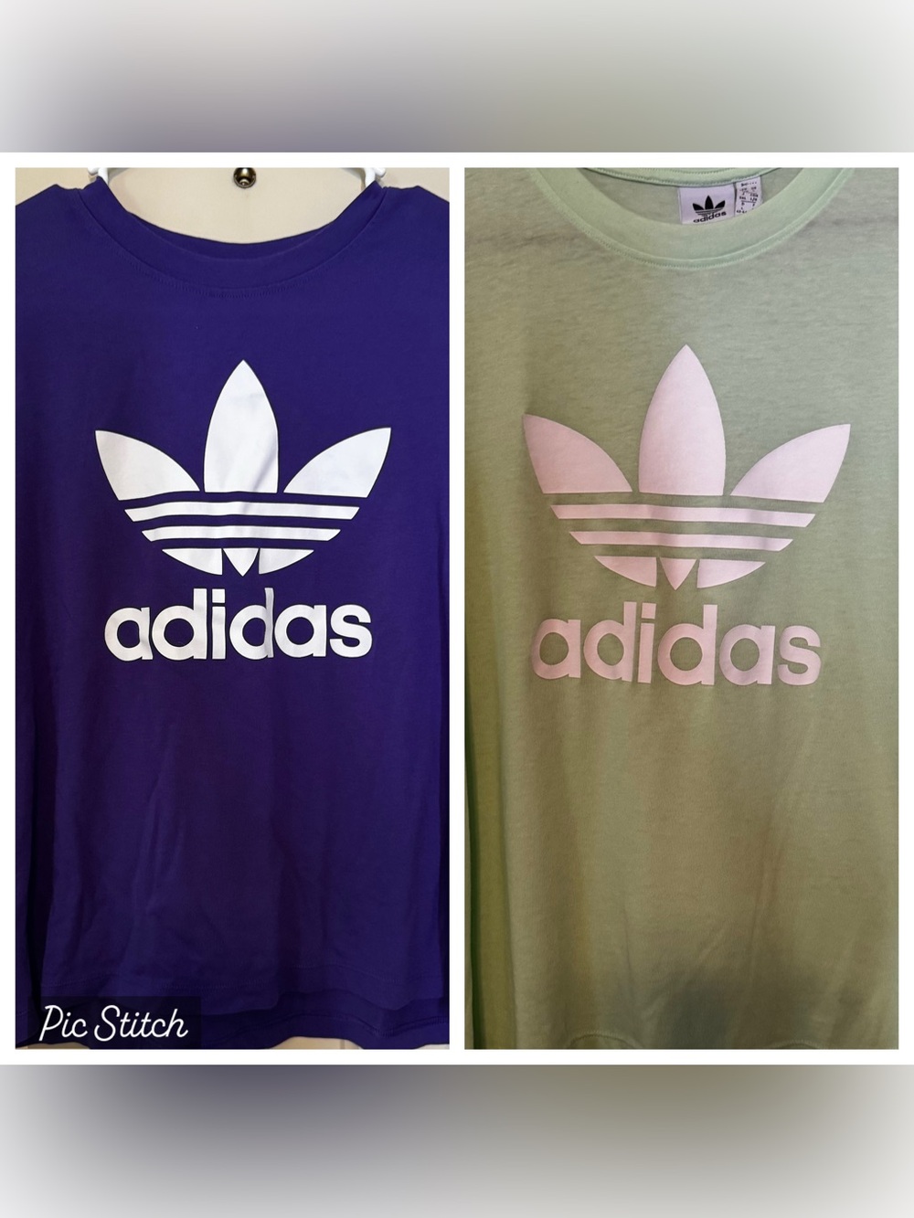 (2) Adidas Crop Tees